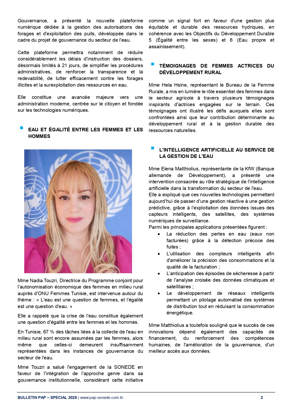 Bulletin PAP Spécial 2026 - Page 2